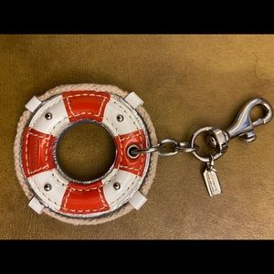 Coach nautical keychain NWOT